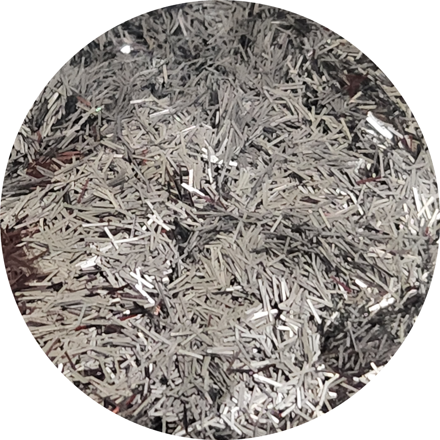  TINSEL GLITTER 20 - 25 gm window baggie SILVER