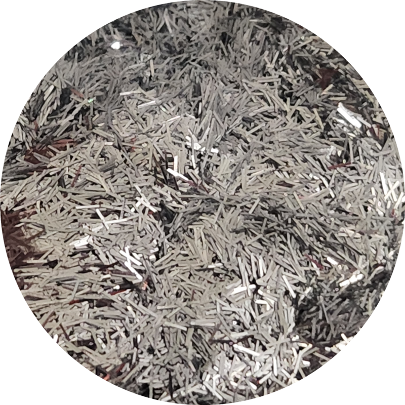  TINSEL GLITTER 20 - 25 gm window baggie SILVER