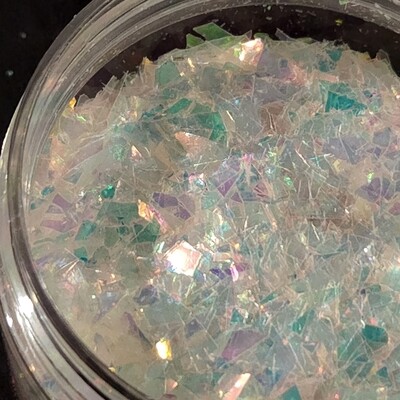 UNICORN Iridescent Mylar Flakes 30g window baggie