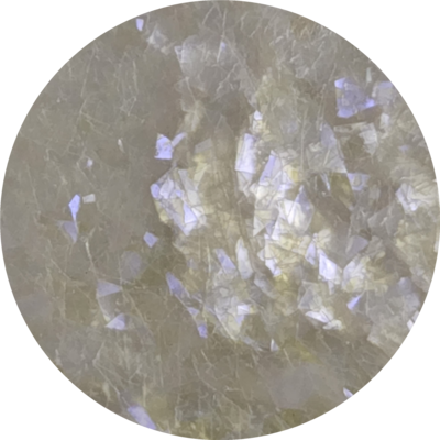 LILAC ICE Iridescent Mylar Flakes 30g window baggie