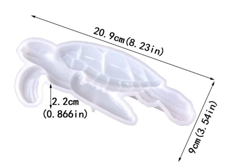 SEA TURTLE SILICONE MOLD RESIN, SOAP, CANDLE MAKING