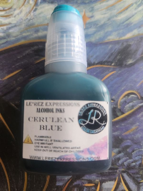 Resin Dripping Alcohol Ink 20ml CERULEAN BLUE