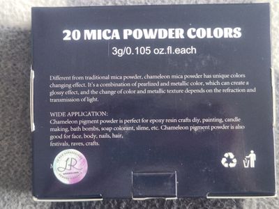 Chameleon pigment Set of 20 colours