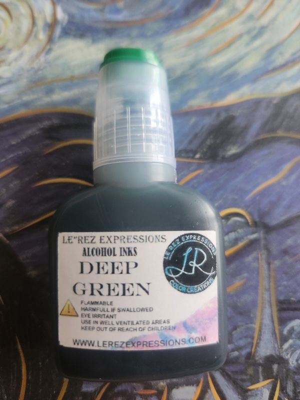 Resin Dripping Alcohol Ink 20ml DEEP GREEN