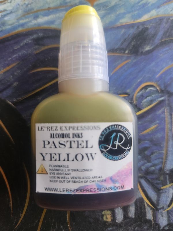 Resin Dripping Alcohol Ink 20ml PASTEL YELLOW