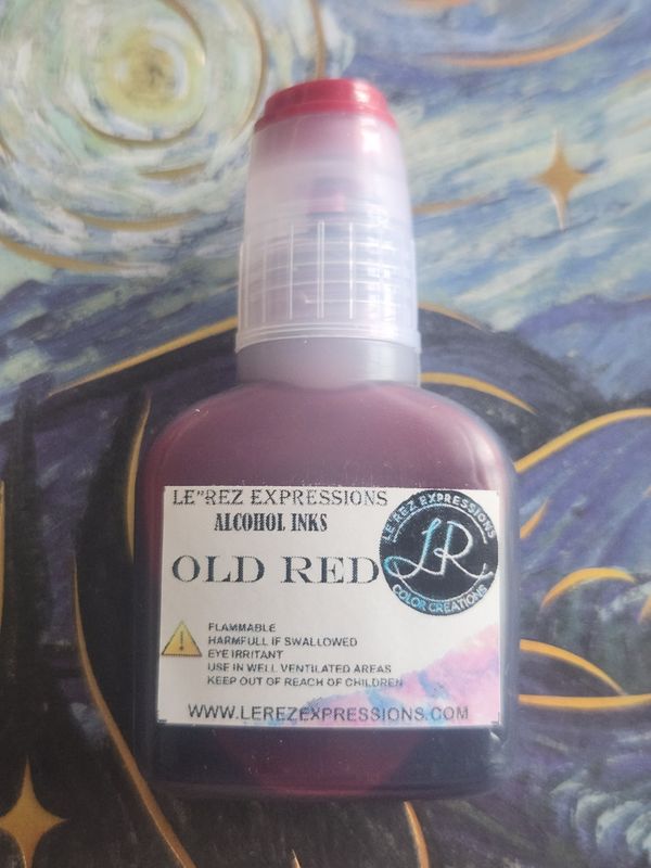 Resin Dripping Alcohol Ink 20ml OLD RED