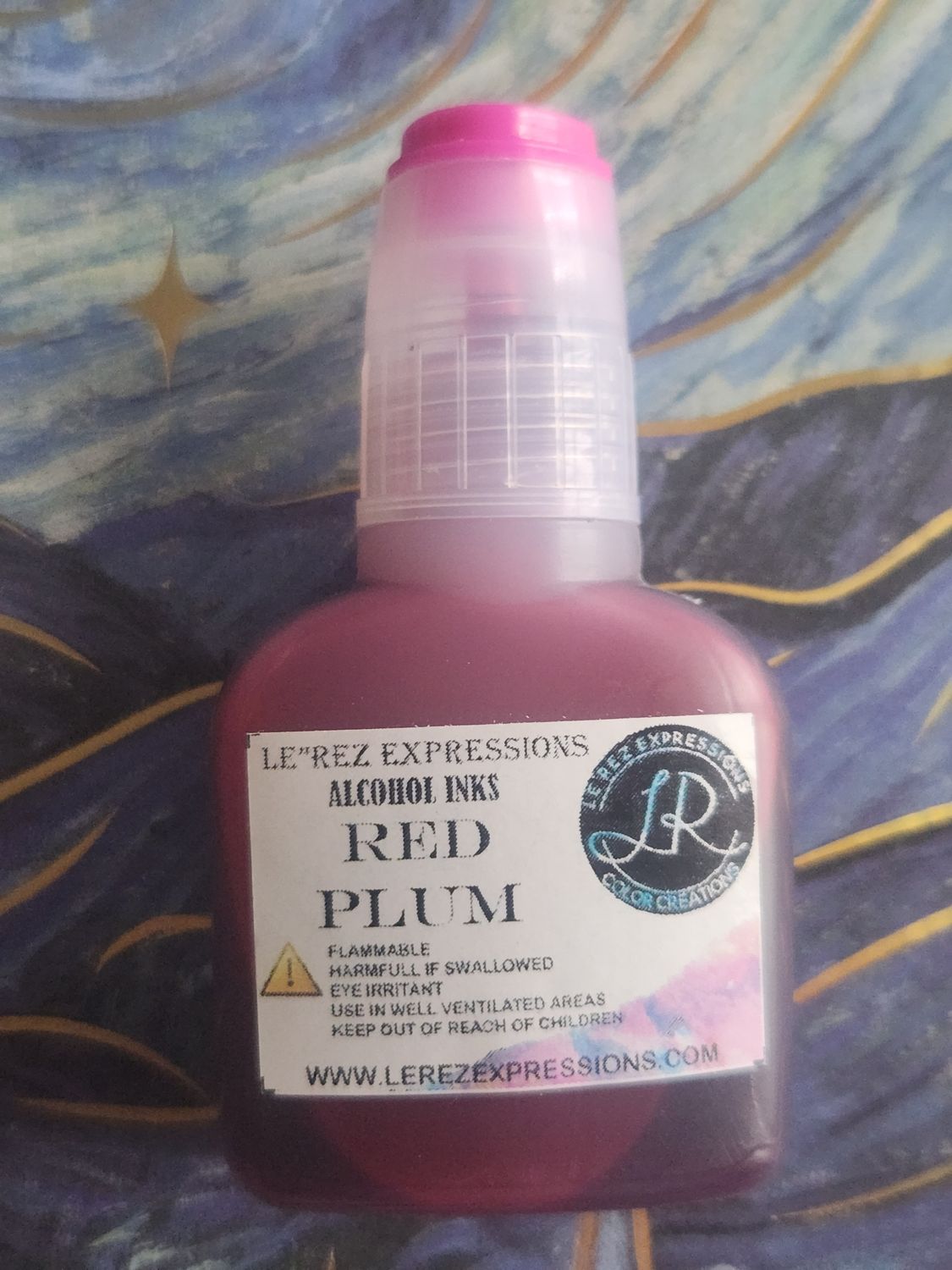 Resin Dripping Alcohol Ink 20ml RED PLUM