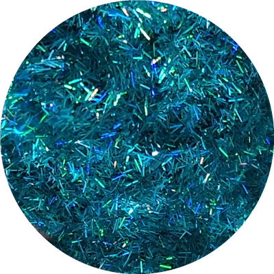 HOLOGRAPHIC TINSEL GLITTER 20 - 25 gm window baggie OCEAN 