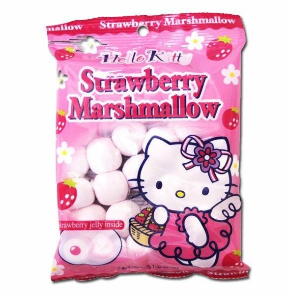 Hello Kitty Strawberry Marshmallows