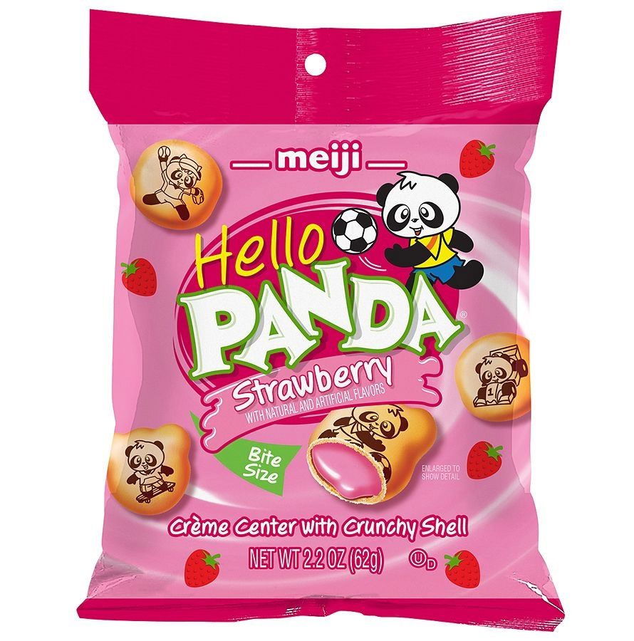Hello Panda Cookies, Flavor: Strawberry, Size: 2.2 oz