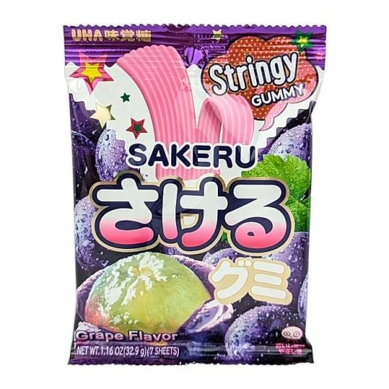 Sakeru Stringy Gummy, Flavor: Grape