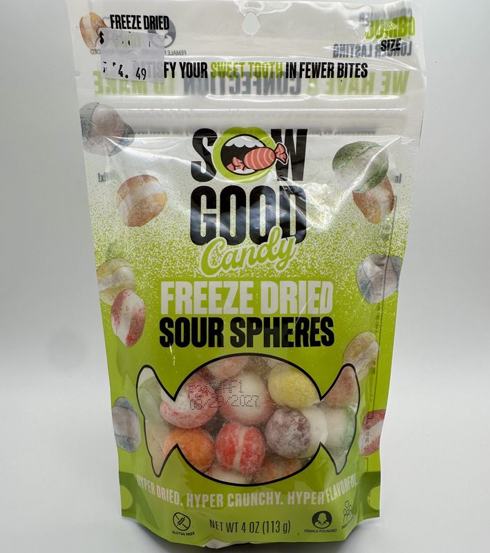 Sow Good Sour Spheres 4 oz