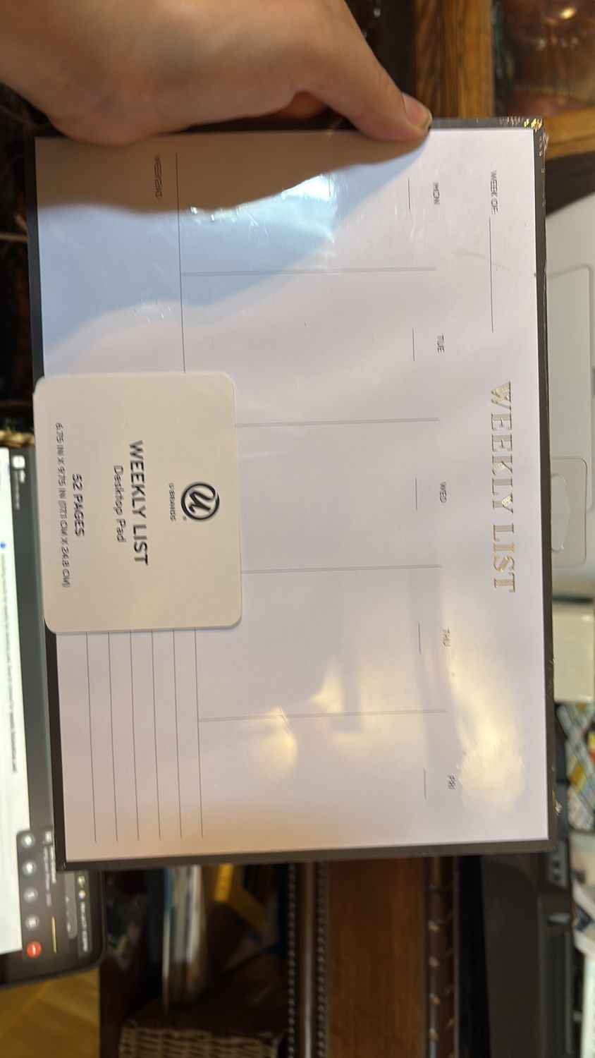 weekly planner