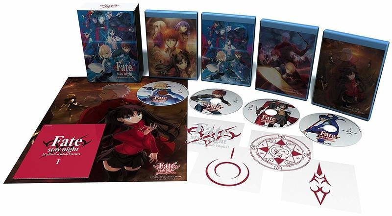 Fate Stay Night Unlimited Bladeworks Pt1 Collector's Edition BR  Pre-owned