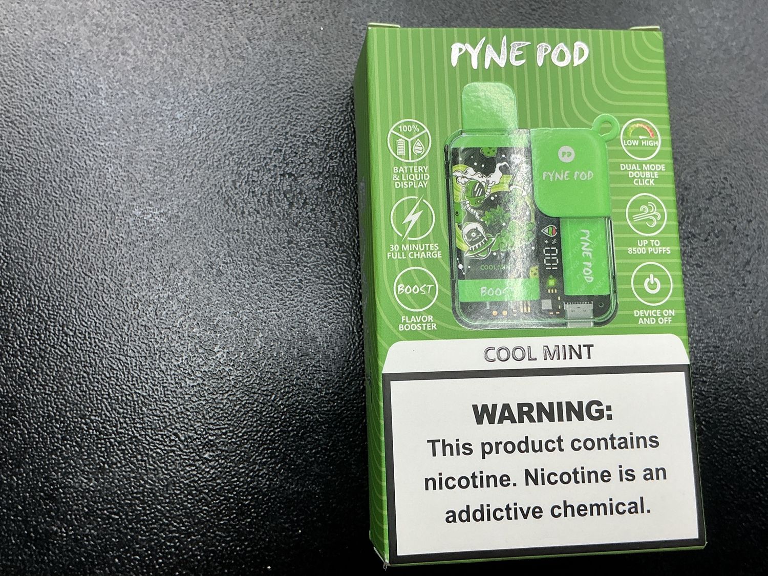 PYNE POD COOL MINT VAPE, Flavors: Cool MINT