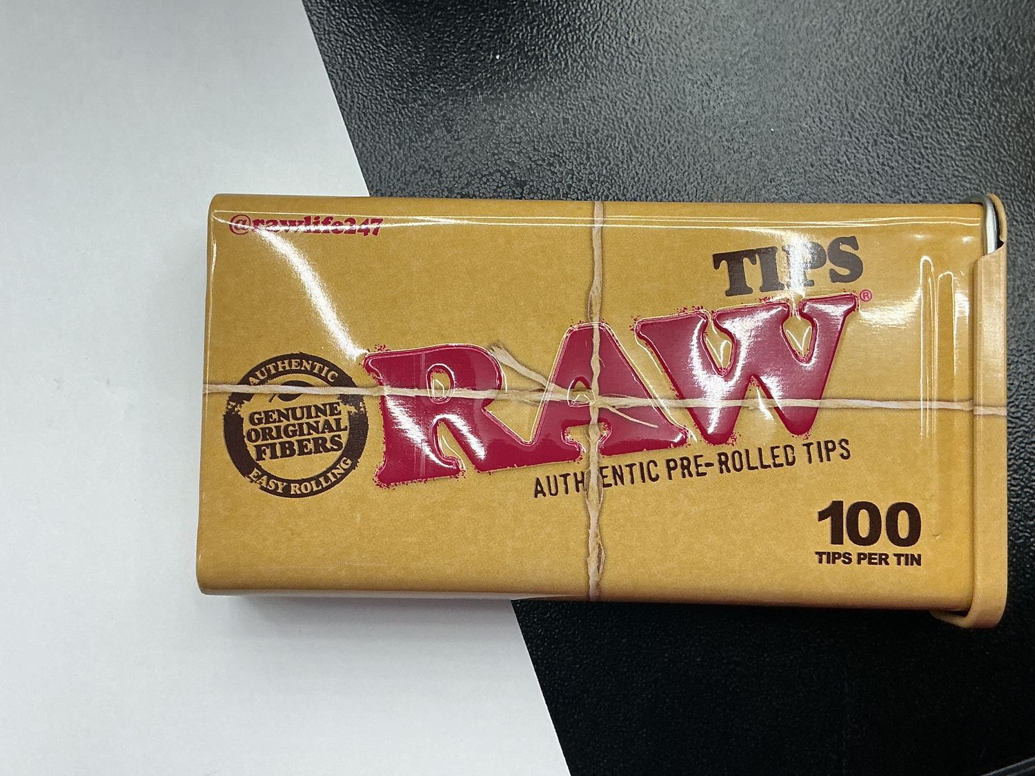 RAW TIPS (AUTHENTIC PRE-ROLLED TIPS, Qty: 6