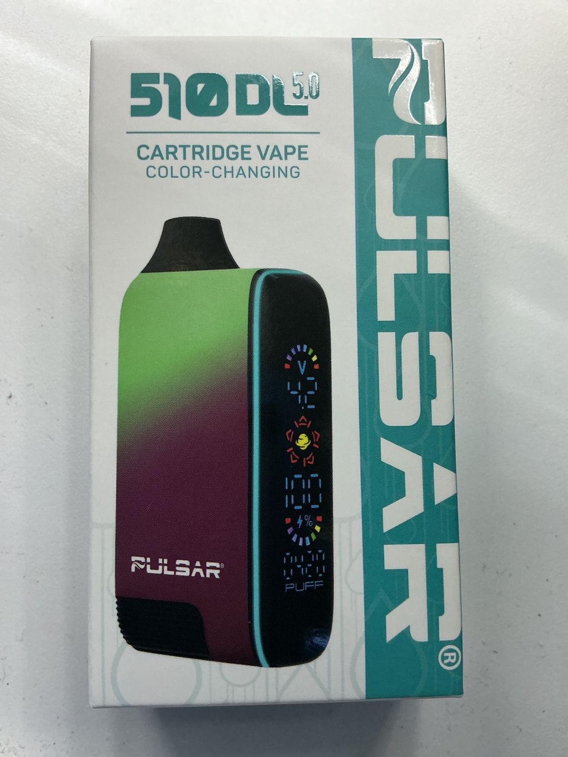 PULSAR 510DL Cartridge Thermo color changing, Colors: Fairy Fire