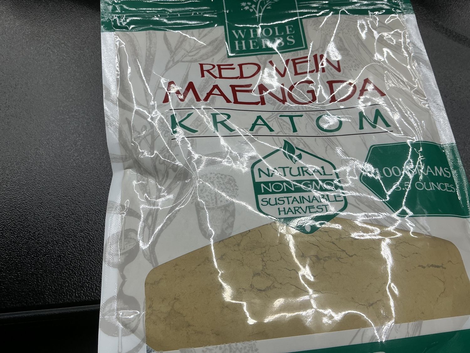 RED VEIN MAENG DA KRATOM 100G  powder