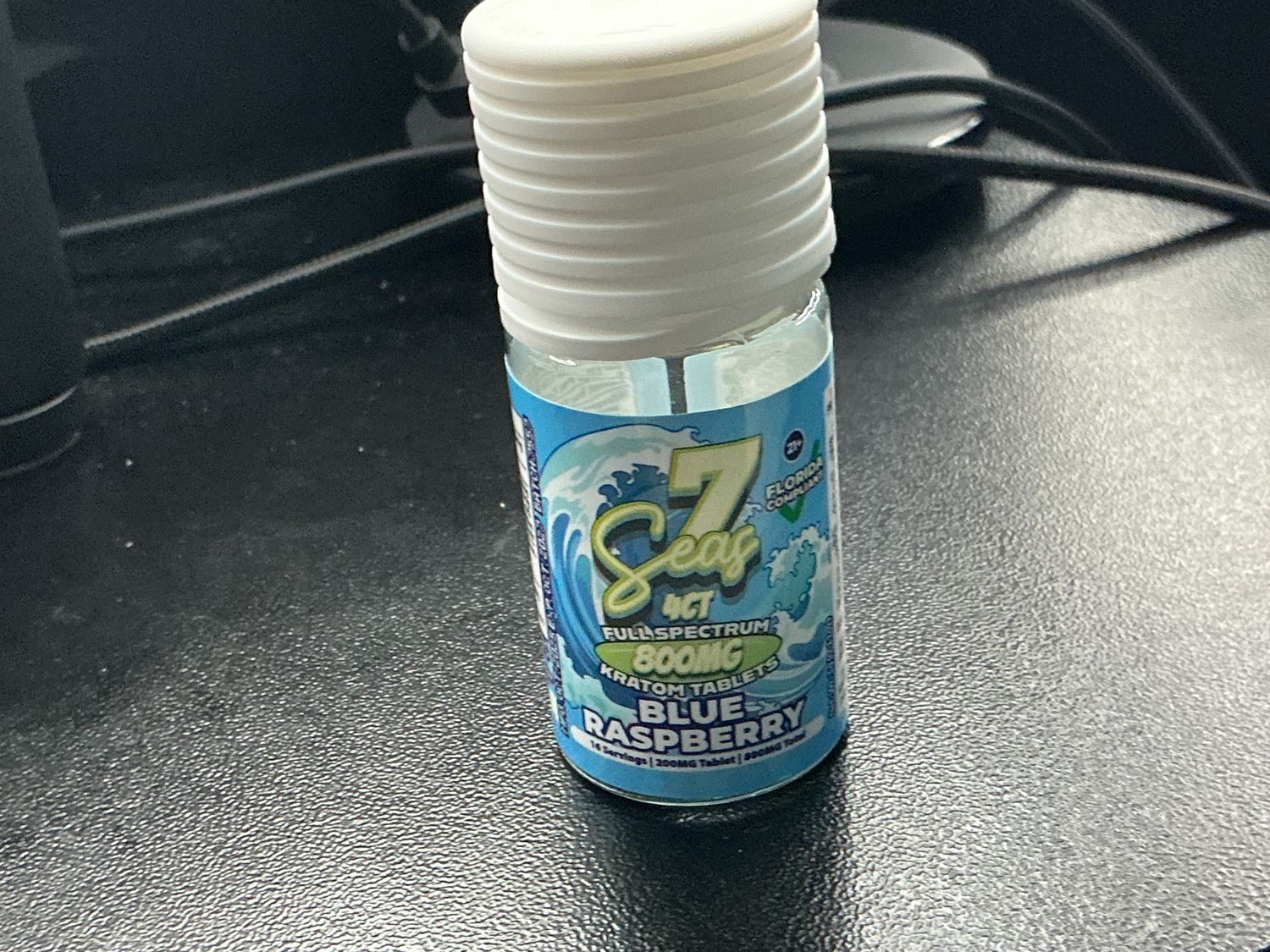 7 SEAS KRATOM TABLETS 200M, Flavors: Blue RASPBERRY