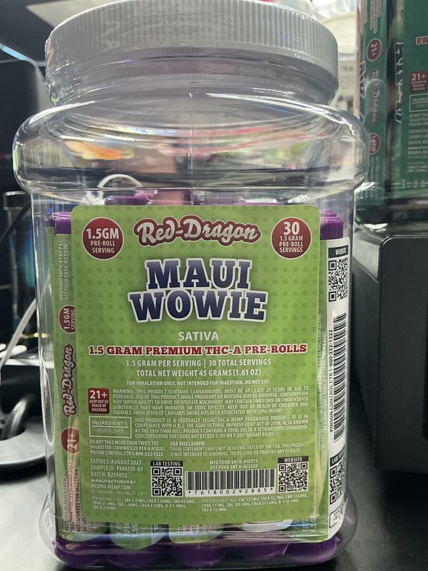 Red dragon Maui wowie Sativa