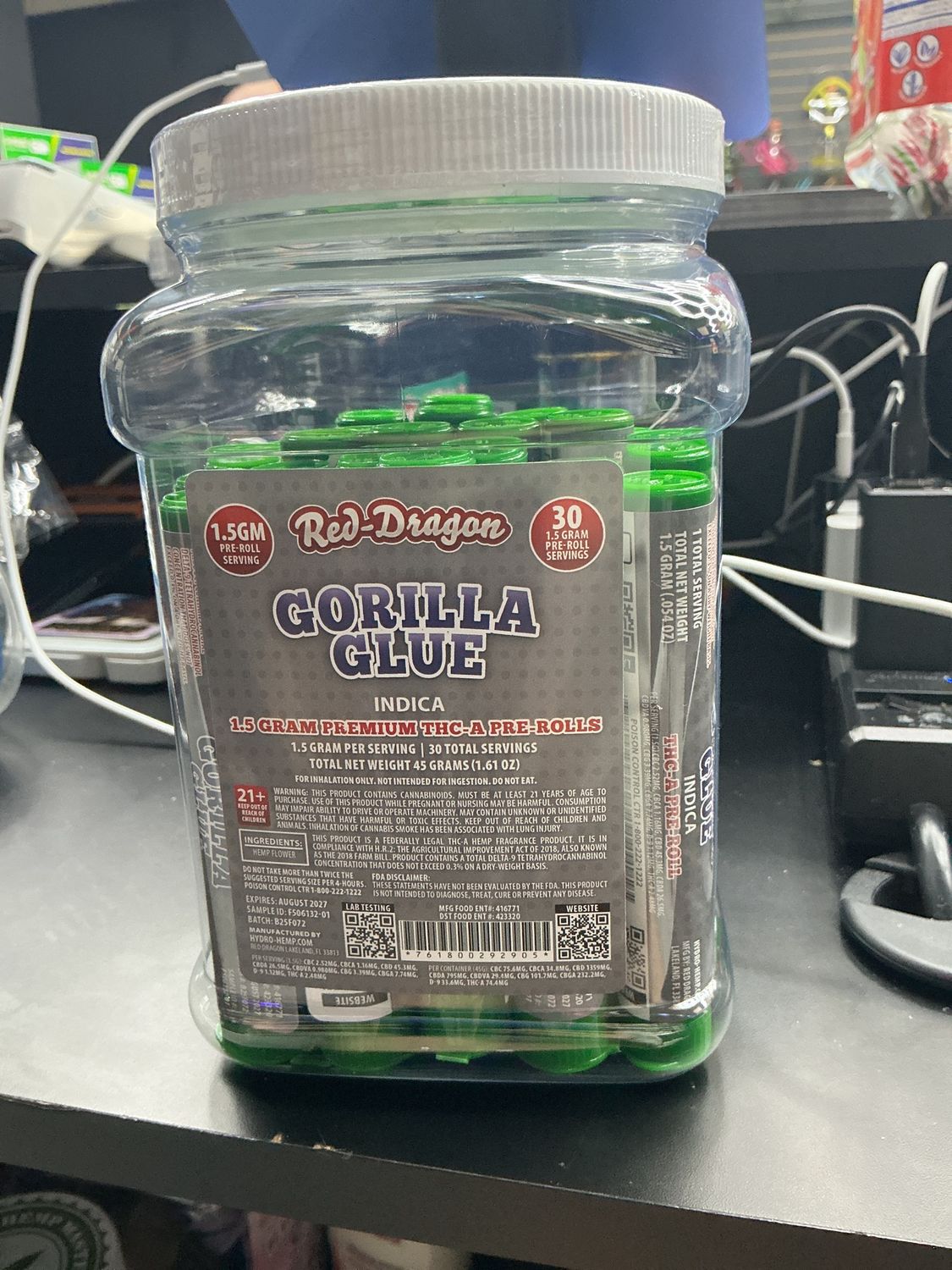 Red dragon Gorilla Glue Indica