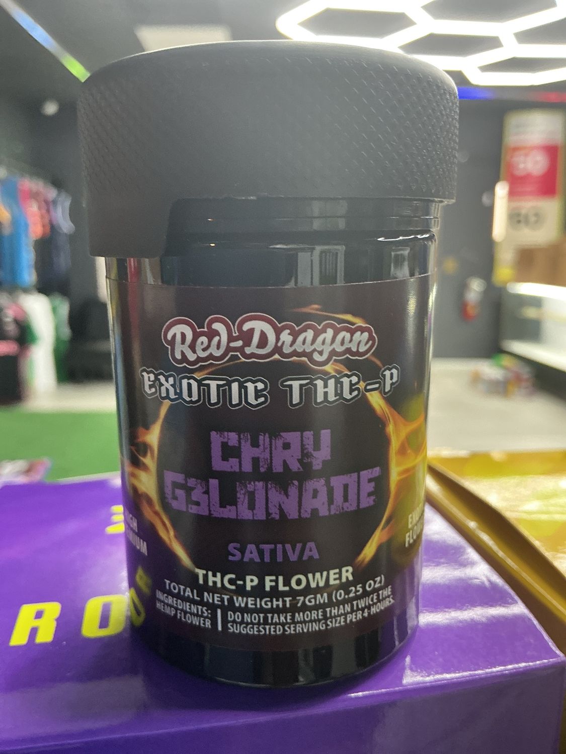 Red dragon exotic  7G, Flavors: Sativa Cherry gelato 7G