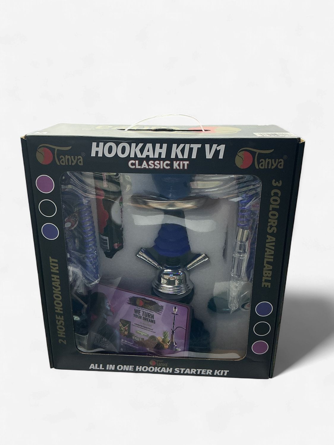 Tanya Hookah kit #1 Black box &amp; White box, Flavors: Black