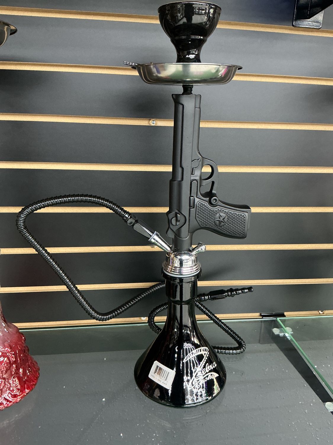 Pistol 1 hoses hookah black
