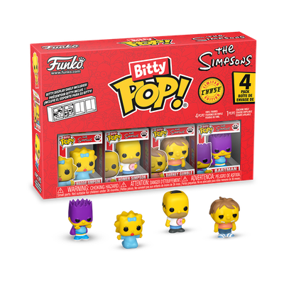 Maggie The Simpsons 4 Pack Bitty Pop