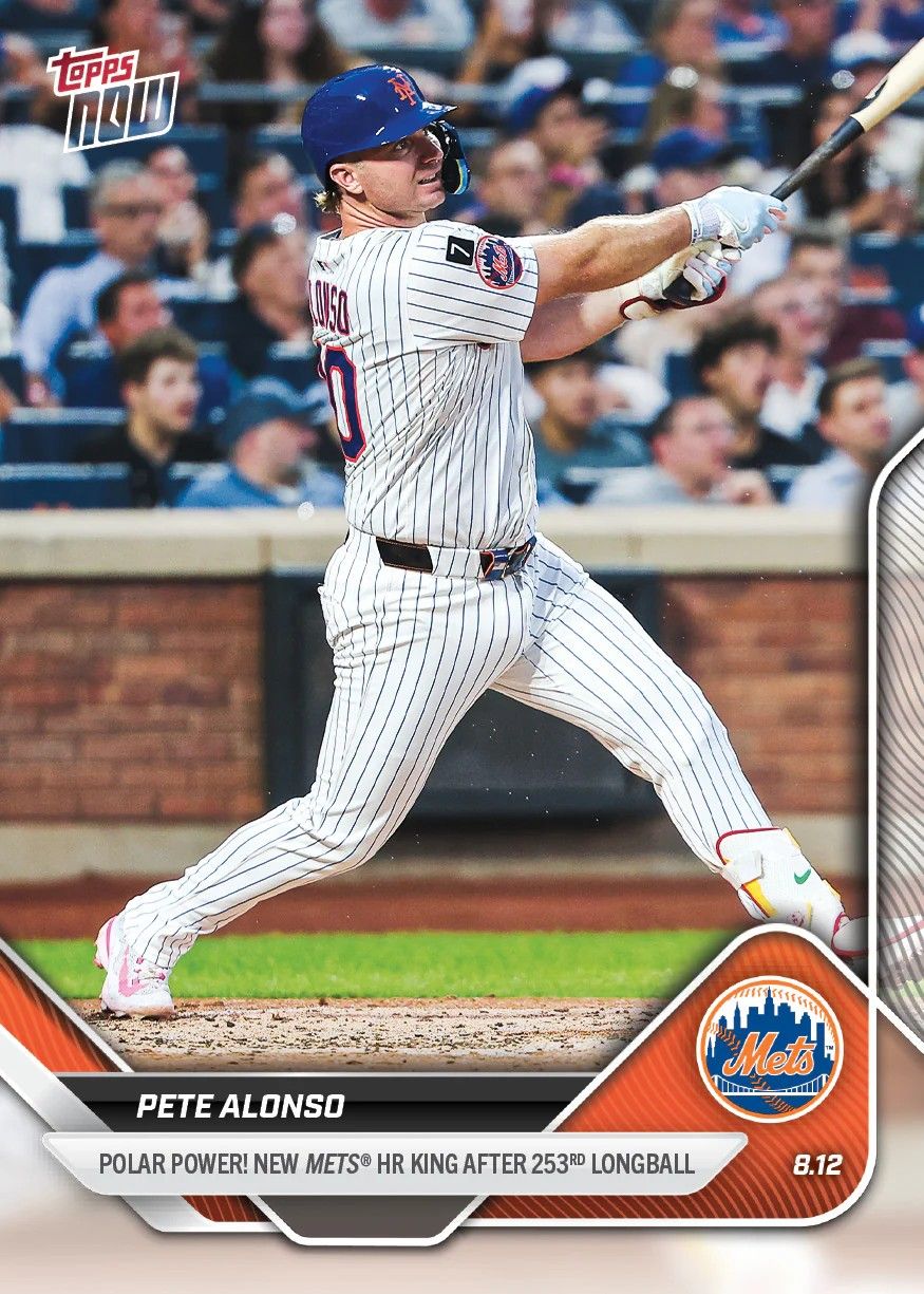 Pete Alonso 2025 Topps Now #553
