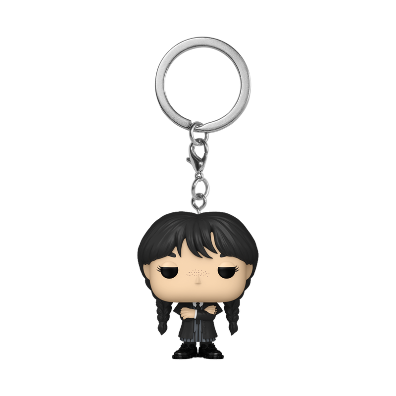 Wednesday Addams Keychain