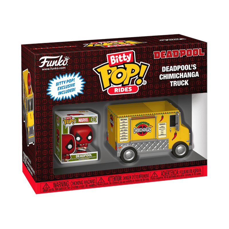 Deadpool &amp; Chimichanga Truck Bitty Pop! Ride