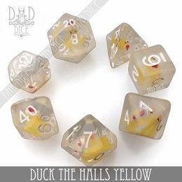 D N D Dice Duck The Halls Yellow