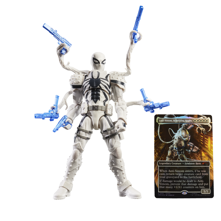 Agent Anti-Venom Marvel Legends Series With MTG Card