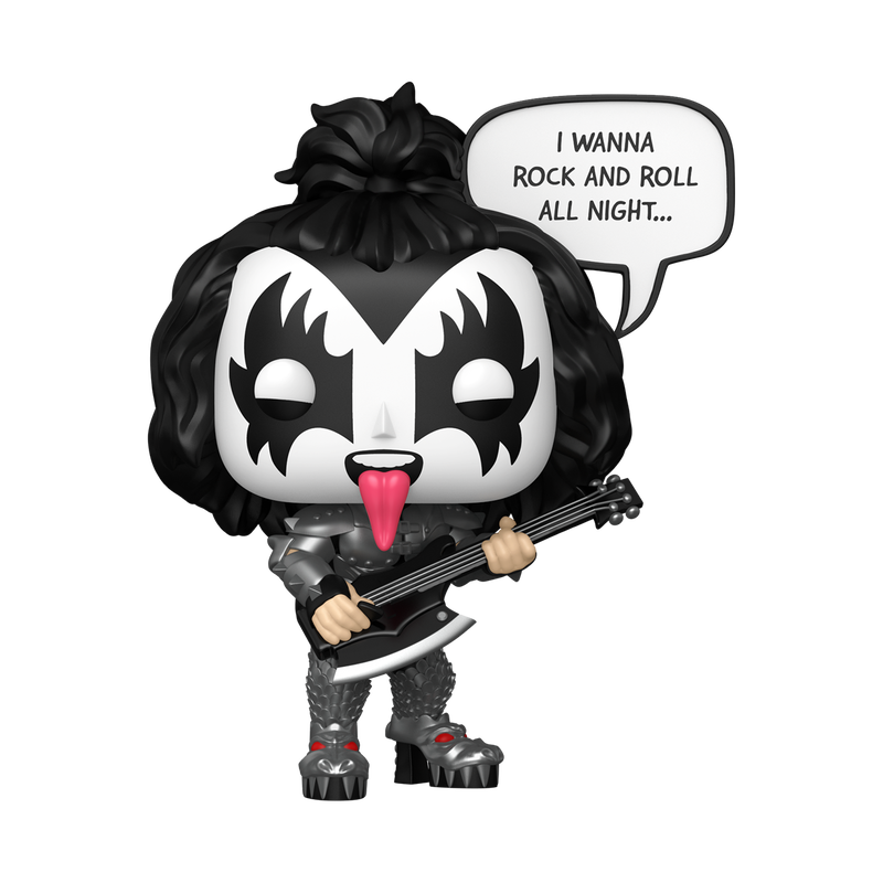 The Demon Rock &amp; Roll All Night Pop! Sayings #471 Kiss