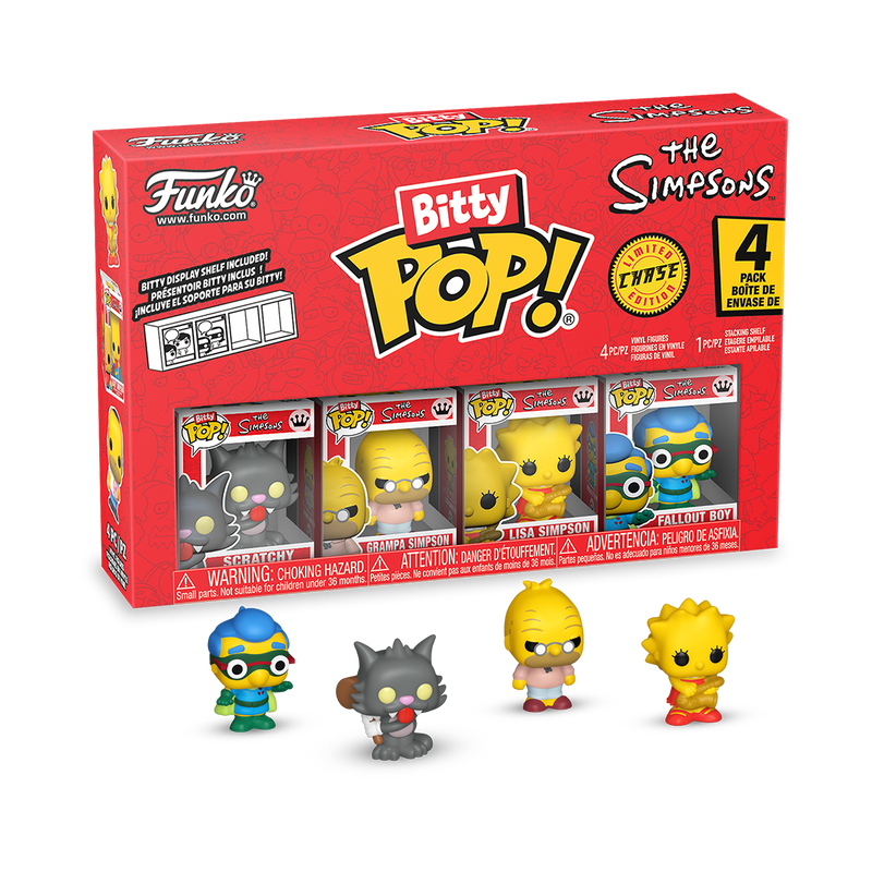 Scratchy The Simpsons 4 Pack Bitty Pop