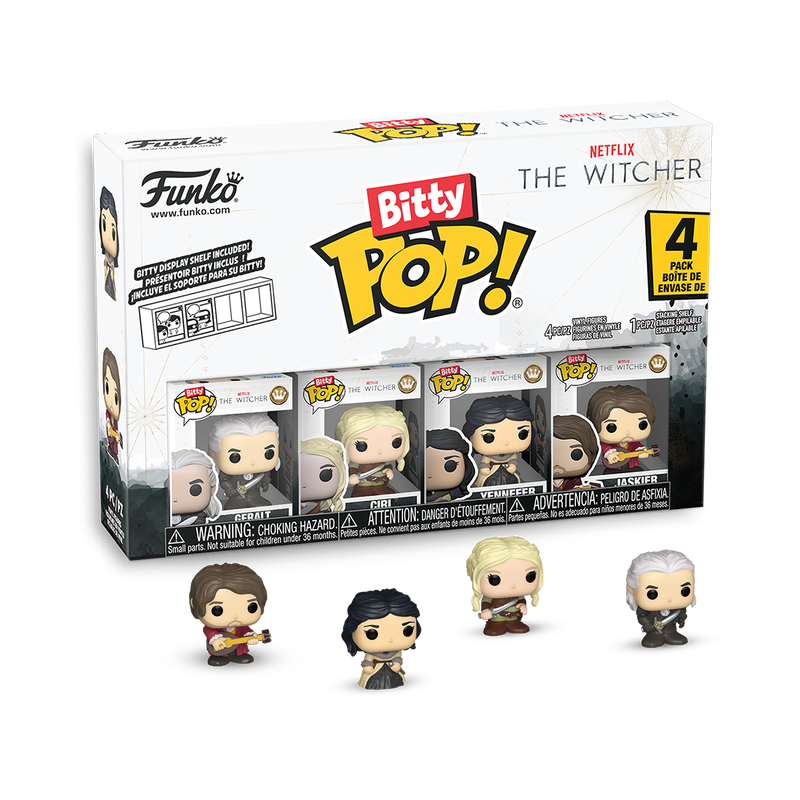 The Witcher 4 Pack Bitty Pop