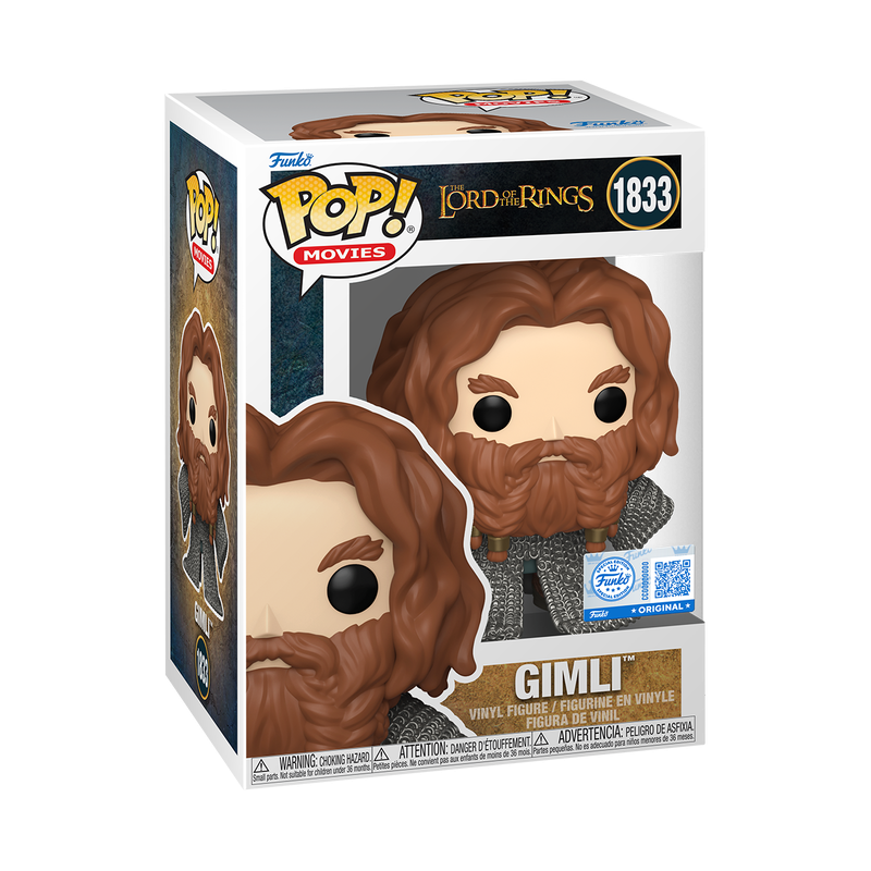 Gimli In Chainmail #1833 The Lord Of The Rings Funko Exclusive