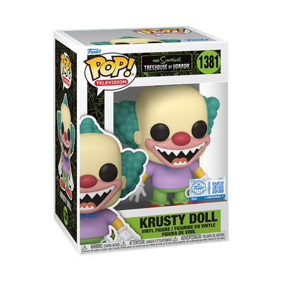 Krusty Doll #1381 The Simpsons Treehouse Of Terror Funko Exclusive