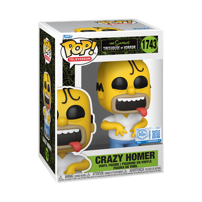 Crazy Homer #1743 The Simpsons Treehouse If Terror Funko Shop Exclusive