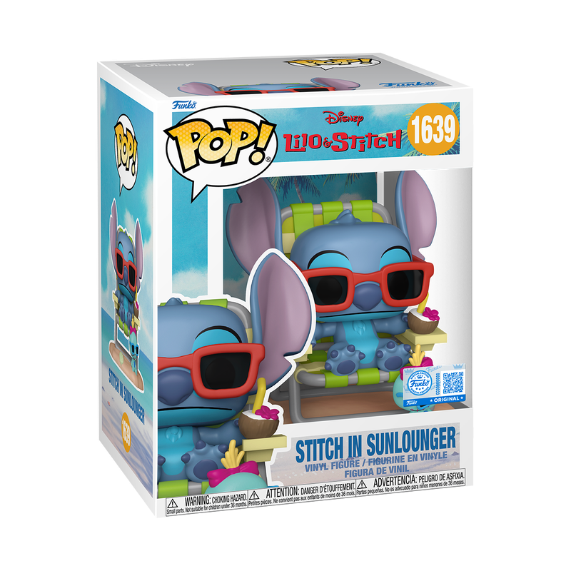 Stitch In Sunlounger #1639 Premium Entertainment Earth Exclusive