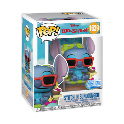Stitch In Sunlounger #1639 Premium Entertainment Earth Exclusive
