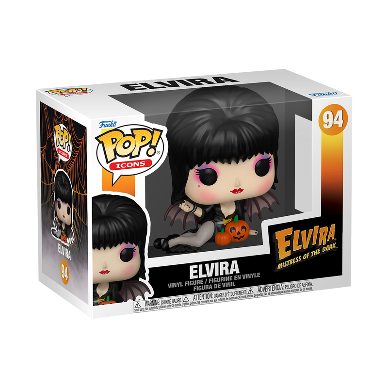 Elvira With Pumpkins #94