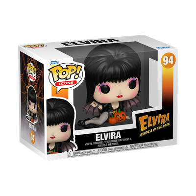 Elvira With Pumpkins #94