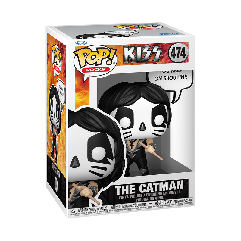 The Catman Rock &amp; Roll All Night Pop! Sayings #474 Kiss