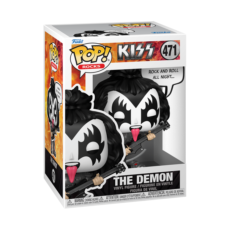 The Demon Rock &amp; Roll All Night Pop! Sayings #471 Kiss