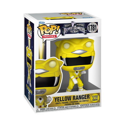 Yellow Ranger GITD #1781 Mighty Morphin Power Rangers The Movie