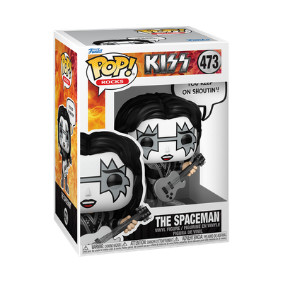 The Spaceman Rock &amp; Roll All Night Pop! Sayings #473 Kiss