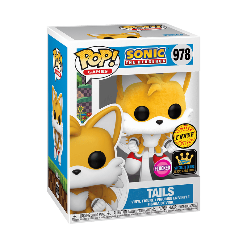 Tails #978 Funko Specialty Series Exclusive Limited Edition Flocked Chase