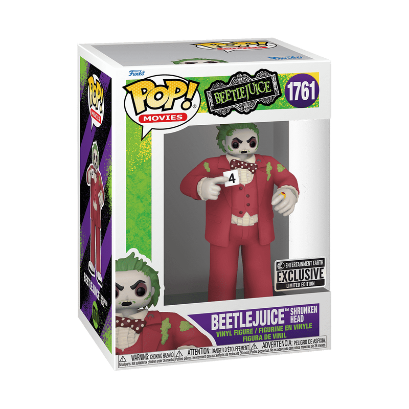 Beetlejuice Shrunken Head #1761 Entertainment Earth Exclusive